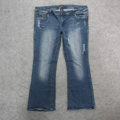 Vanity Jeans Women's 33x31 Blue Medium Wash Boot Cut Jeans *Note • $15.99