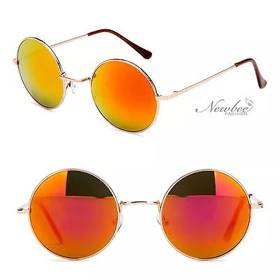 John Lennon Glasses Spring Hinge Circle Round Vintage Hippie Retro Sunglasses • $9.99