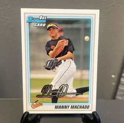 2010 Bowman Manny Machado 1st Rookie Card BDPP80 • $3.99