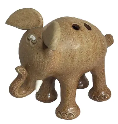 Art Pottery Elephant Musical Instrument Flute Whistle Beautiful Tone • $29.95