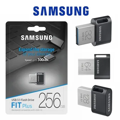 USB 3.1 Flash Drive 64G 128G 32G 256G Samsung Fit Plus Memory Stick 200Mb/300Mbs • $79.95