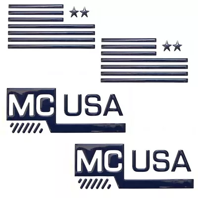 MasterCraft Boat Decal 7506122K | MB2322907 MC USA & Flag (Set Of 4) • $190.44