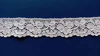 Cluny Lace White Cotton Edging Dolls Bears Clothes Dresses Little Trimmings Trim • £0.99