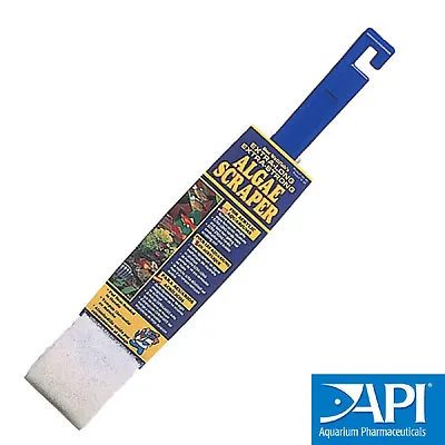 API Extra Strong Acrylic Algae Scrubber Scraper Aquarium Fish Tank Cleaner Long • £10.99