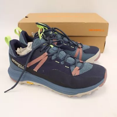 Women's MERRELL Navy/Pink Siren 4 GTX Trainers Size UK6 BNIB - Z16 • £23