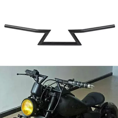 7/8  Motorcycle Handlebars Z Bar Drag Bars Universal For Honda Yamaha Suzuki • $123.36