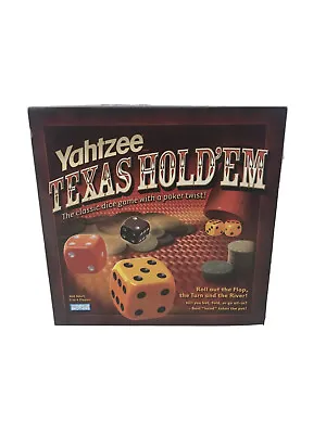 Yahtzee Texas Hold Em Dice Game Board Game Poker Used Complete Good Shape • $17.50