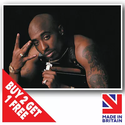 2Pac Tupac 2 Pac Rap Hip Hop Music Poster Art Print LARGE A3 A4 A5 LAMINATED 04 • £4.99