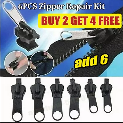 Fix A Zipper Universal Replacement Repair Kit 3 Sizes Instant Zip Slider Tool UK • £2.82