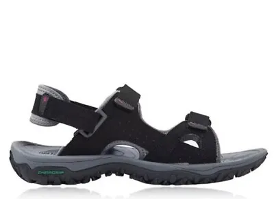 Karrimor Antibes Mens Sandals Black Charcoal UK 7 Unboxed Walking • £22.99