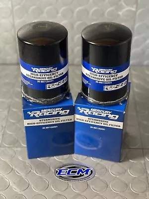 Mercury Mercruiser Racing High Efficiency Oil Filter OEM PN 35-881126K01  2 Pack • $64