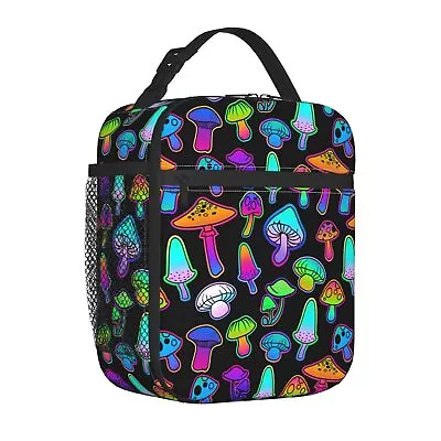 Mushroom Lunch Box Insulated For Teens Boys Girl Reusable Lunch Bag Tote School  • $15.80