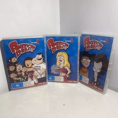 American Dad - Season 2 (DVD 2007 3-Disc Set Sensormatic) - Jan ☀️ • $5.90