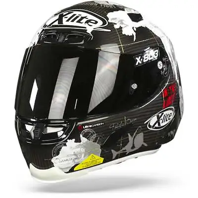 $495.40 • Buy X-Lite X-803 RS Ultra Carbon Checa 60 Full Face Helmet Motorcycle Helmet - Ne...
