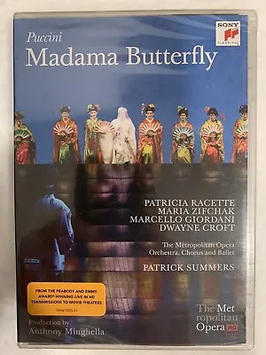 Madama Butterfly (DVD 2009) Metropolitan Opera Patricia Racette New Rare OOP • $24.81