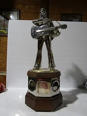 Original Sample Elvis Presley Silver 25th Anniversary Decanter • $888