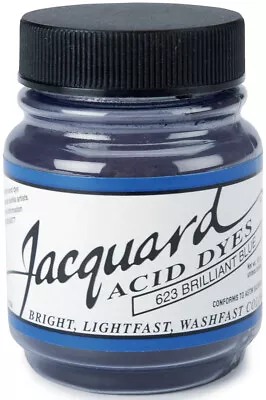 3 Pack Jacquard Acid Dyes .5oz-Brilliant Blue JAC-623 • £18.78