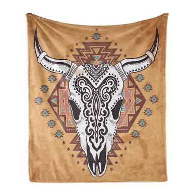 £42.99 • Buy Buffalo Soft Flannel Fleece Throw Blanket Mexican Sugar Skull Art