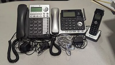 Set Of 3 Phones AT&T 2-Line Business Office Phone System • $60