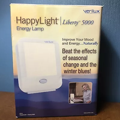 Verilux HappyLight Winter Energy Lamp Light Therapy LIBERTY 5000 - LUX NEW NIB • $16.95