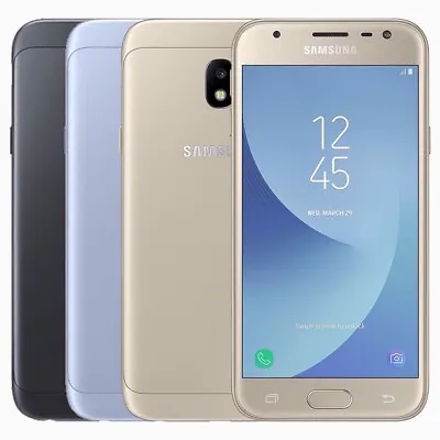 £48.99 • Buy Samsung Galaxy J3 J330F (2017) Dual SIM 16GB White Black Gold Blue Unlocked GOOD