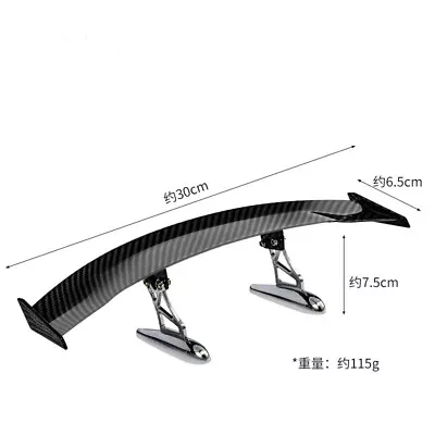  Car Accessories Universal Mini Rear Trunk Spoiler Wing Tail ABS Roof Trim 30cm  • $53.89