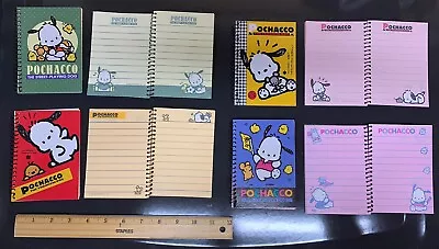 Vintage Sanrio 1994 New Pochacco Mini Spiral Notebook Set Of 4 From Hello Kitty • $19