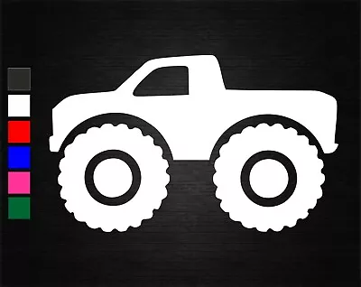 £1.70 • Buy Monster Truck Car Vinyl Decal Sticker Car/van/wall/door/laptop/window/home