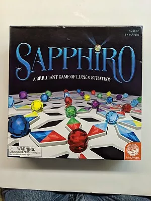 Sapphiro By MindWare - A Brilliant Game Of Luck & Strategy Made 2016 - Complete • $42.89