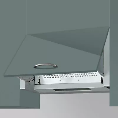 SIA INT60SS 60cm Silver Integrated Built In Cooker Hood Kitchen Extractor New • £79.99