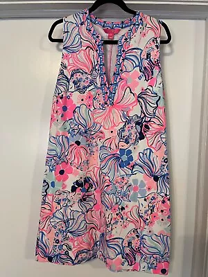 Lilly Pulitzer Camari Shift Dress Prosecco Pink Size Large • $45