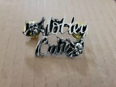 Vintage 1989 MOTLEY CRUE Pin 80s Pinback Badge Metal Pin Original  • $25.95