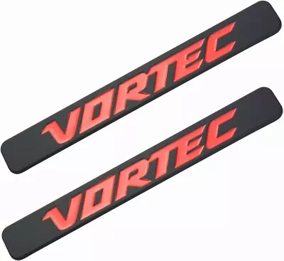 2pcs Vortec Emblems Badges For 2500hd  Sierra Truck Liter Black Red • $14.41