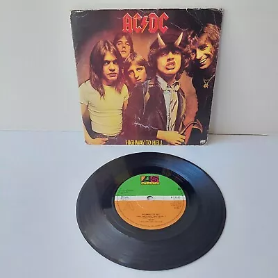 AC/DC Highway To Hell UK 7  Vinyl Record • $29.95