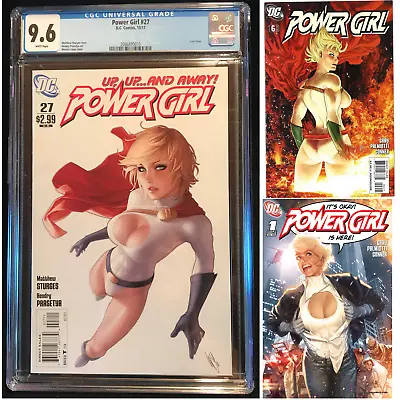 Power Girl Comics U PICK 1 2 3-26 Hughes 6 March Variant 27 Louw CGC 9.6 2009 DC • $17.16