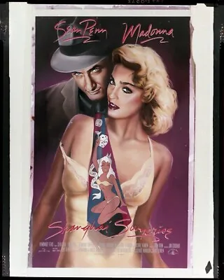 Shanghai Surprise Madonna Sean Penn Sexy Movie Poster Art Original 4x5 Negative • $59.99