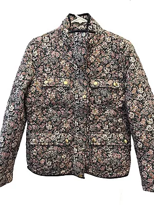 J.Crew Quilted Field Jacket In Liberty Garden Print • $60