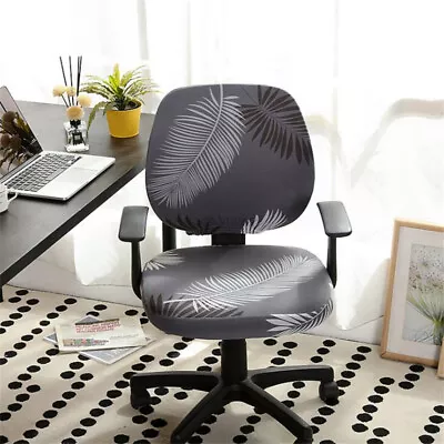 $12.52 • Buy Elastic Stretch Office Chair Seat Covers Slipcovers Case Computer Removable Home