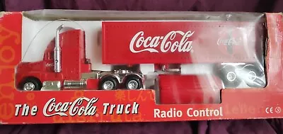 VINTAGE RARE COCA COLA BRAND COCA COLA RADIO CONTROLLED TRUCK 50cm NIB • £89.95