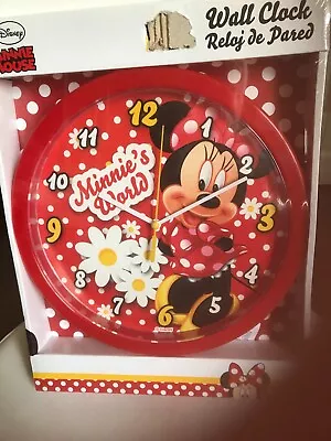 Disney Minnie Mouse Clock • £7.99