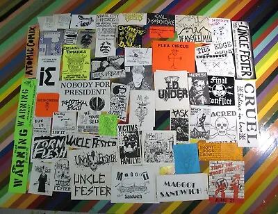 Vtg 1990s Punk Hardcore Band Music Sticker - Skatepunk Fanzine DIY Activist+ • $44