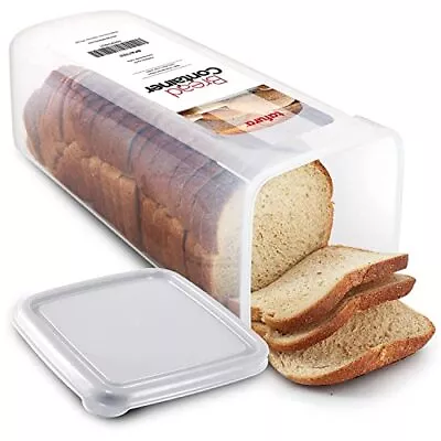 Bread Container | Plastic Bread Storage Box | Bread Loaf Saver Dispenser/ Kee... • $25.29