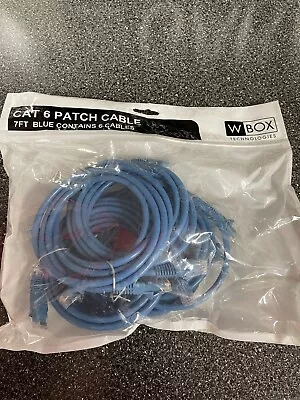 7Ft CAT6 Patch Cable 6 Pack • $11.50