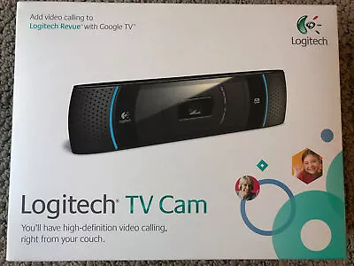 Logitech TV Cam Web Cam HD 720 Widescreen Video Calling Skype Zoom - Tested • $25