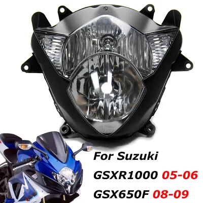 Front Headlight Headlamp Assembly For Suzuki GSXR1000 2005-2006 K5 K6 GSXR 1000 • $57.33