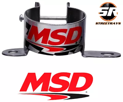 MSD Vertical Mount Chrome Coil Bracket For MSD Ignition Coils  Up To 2.25  82131 • $19.70
