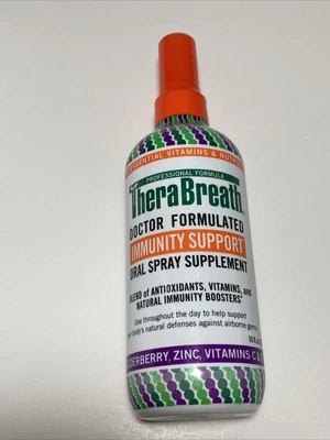 $9 • Buy (SEALED) Thera Breath Immunity Support Oral Spray Supplement 10oz EXP:12/23
