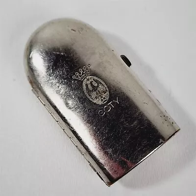 Vintage Coty Metal Case For Perfume Bottle - Case Only - 2 1/2  • $28.95