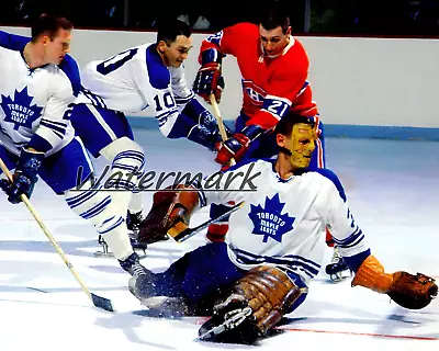 NHL 1967 Playoffs Montreal Vs Toronto Sawchuk Game Action  8 X 10 Photo Picture  • $5.99