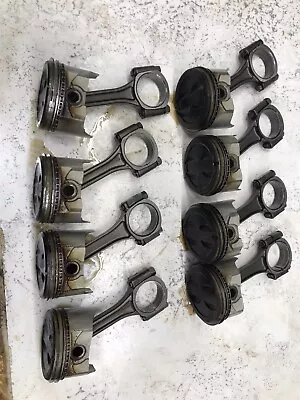 96 Volvo Penta 5.7 L 350 V8 GM Marine Boat Engine Pistons And Rods Set • $295